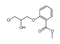 2-(3-chloro-2-hydroxy-propoxy)-benzoic acid methyl ester结构式