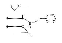 Z-D-aThr(t-Bu)-OMe Structure