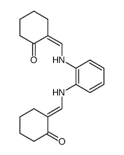 N,N'-Bis-(2-oxo-cyclohexylidenmethyl)-o-phenylendiamin结构式