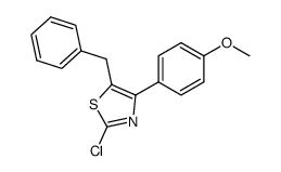 5-benzyl-2-chloro-4-(4-methoxyphenyl)thiazole Structure