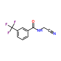 N-(Cyanomethyl)-3-(trifluoromethyl)benzamide结构式