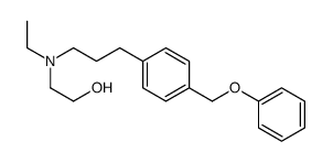 2-[ethyl-[3-[4-(phenoxymethyl)phenyl]propyl]amino]ethanol结构式