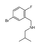 4-Bromo-2-(isobutylaminomethyl)-1-fluorobenzene structure