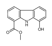 methyl 8-hydroxy-9H-carbazole-1-carboxylate结构式