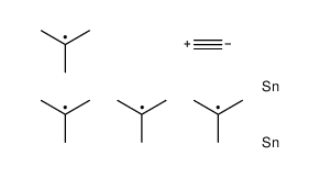 ditert-butyl-[2-[ditert-butyl(methyl)stannyl]ethynyl]-methylstannane Structure