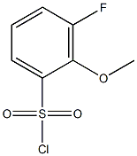 3-Fluoro-2-Methoxy-benzenesulfonyl Chloride Structure