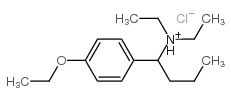 [1-(4-ethoxyphenyl)butyl]diethylammonium chloride Structure