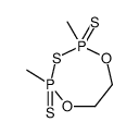 2,4-dimethyl-2,4-bis(sulfanylidene)-1,5,3,2λ5,4λ5-dioxathiadiphosphepane Structure