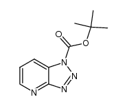 1-t-butoxycarbonyl-v-triazolo<4,5-b>pyridine Structure