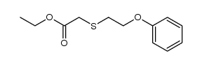 Ethyl (2-phenoxyethylthio)acetate结构式