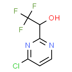 1-(4-CHLORO-PYRIMIDIN-2-YL)-2,2,2-TRIFLUORO-ETHANOL Structure