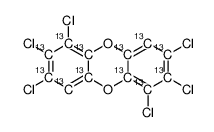C-131,2,3,6,7,8-HxCDD结构式