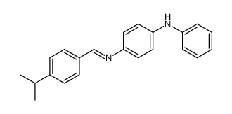 N-phenyl-4-[(4-propan-2-ylphenyl)methylideneamino]aniline Structure