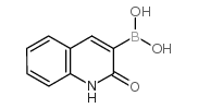 (2-HYDROXYQUINOLIN-3-YL)BORONIC ACID Structure