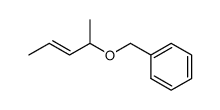 (E)-(pent-3-en-2-yloxy)methylbenzene Structure