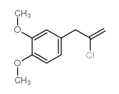 2-CHLORO-3-(3,4-DIMETHOXYPHENYL)-1-PROPENE结构式