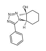 1-[(1RS,2SR)-2-hydroxy-2-methylcyclohexyl]-5-phenyltetrazole结构式