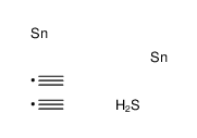 ethynyl-[ethynyl(dimethyl)stannyl]sulfanyl-dimethylstannane Structure