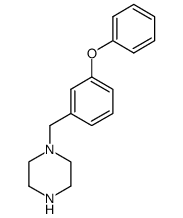 1-(3-phenoxybenzyl)piperazine Structure