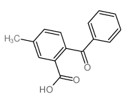 Benzoic acid,2-benzoyl-5-methyl- structure