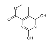 methyl 5-iodo-2,4-dioxo-1H-pyrimidine-6-carboxylate结构式