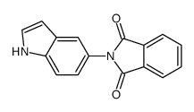 2-(1H-indol-5-yl)isoindole-1,3-dione结构式