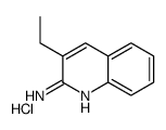 3-ethylquinolin-2-amine,hydrochloride Structure