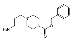 3-(4-CBZ-PIPERAZINYL)PROPANAMINE structure