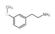 2-(3-(甲基硫代)苯基)乙胺结构式