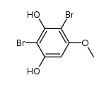 2,4-dibromo-5-methoxyresorcinol结构式