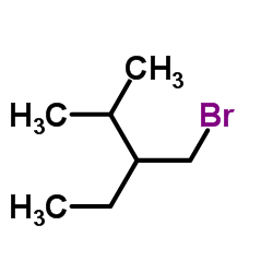 3-(Bromomethyl)-2-methylpentane-d7结构式