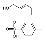 4-methylbenzenesulfonic acid,pent-2-en-1-ol Structure