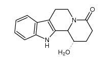 1-hydroxy-1,2,3,6,7,12b-hexahydroindolo[2,3-a]quinolizin-4(12H)-one结构式