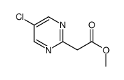 methyl 2-(5-chloropyrimidin-2-yl)acetate结构式