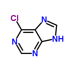 6-Chloro(4,8-13C2,7-15N)-9H-purine结构式