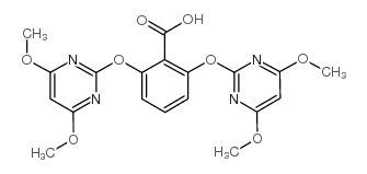 2,6-Bis((4,6-dimethoxypyrimidin-2-yl)oxy)benzoic acid structure