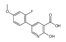 5-(2-fluoro-4-methoxyphenyl)-2-oxo-1H-pyridine-3-carboxylic acid结构式