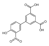 5-(4-hydroxy-3-nitrophenyl)benzene-1,3-dicarboxylic acid结构式