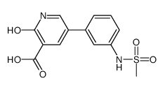 5-[3-(methanesulfonamido)phenyl]-2-oxo-1H-pyridine-3-carboxylic acid结构式