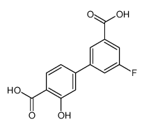 4-(3-carboxy-5-fluorophenyl)-2-hydroxybenzoic acid Structure