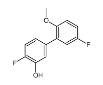 2-fluoro-5-(5-fluoro-2-methoxyphenyl)phenol结构式