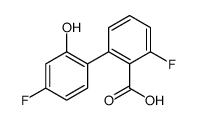 2-fluoro-6-(4-fluoro-2-hydroxyphenyl)benzoic acid Structure