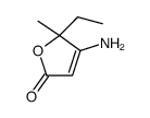 2(5H)-Furanone,4-amino-5-ethyl-5-methyl-(9CI) structure