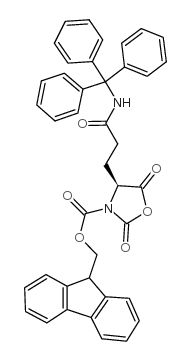 N-α-Fmoc-N-δ-trityl-L-glutamine N-carboxyanhydride结构式