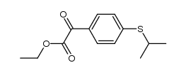 ethyl 4-(2-propylthio)benzoylformate Structure