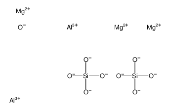 dialuminum,trimagnesium,trisilicate Structure