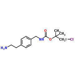 4-Boc-aminomethylphenethylamine hydrochloride Structure