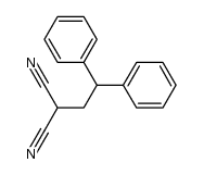 2-(2,2-diphenylethyl)propanedinitrile Structure