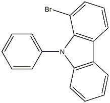 1-溴-N-苯基咔唑结构式