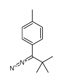1-(1-diazo-2,2-dimethylpropyl)-4-methylbenzene结构式